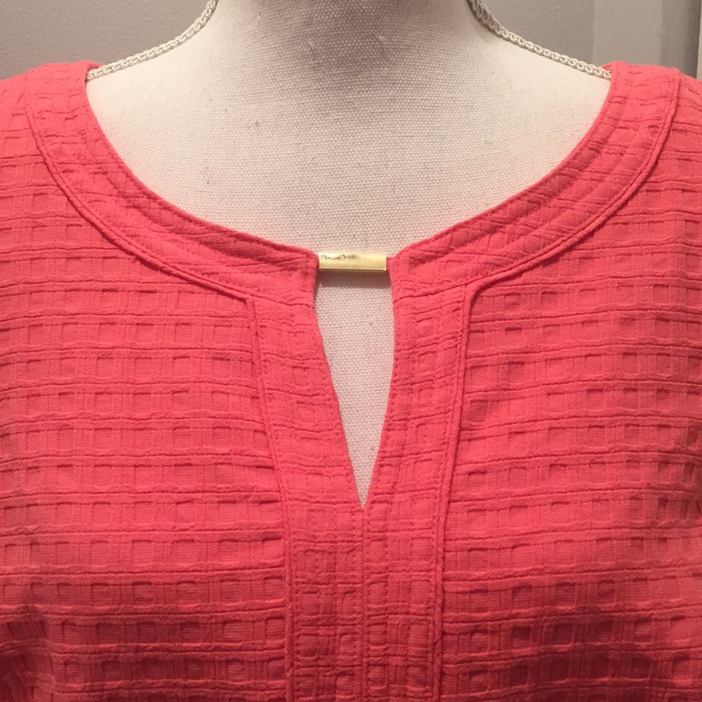 Liz Claiborne coral dress - Picture 2 of 8